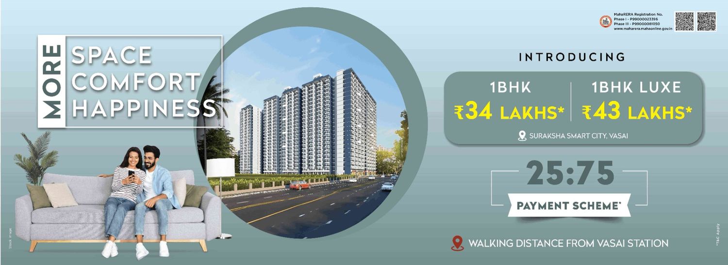 Suraksha Smart City - Premium Township in Vasai